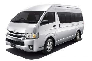 sewa hiace cirebon murah wisata luar kota lewat jalan raya tidak macet lancar mobil baru